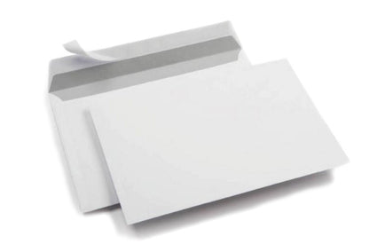 Papieren envelop 162x229mm 80gr A5 Wit