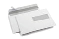 Papieren envelop 162x229mm venster 80gr A5