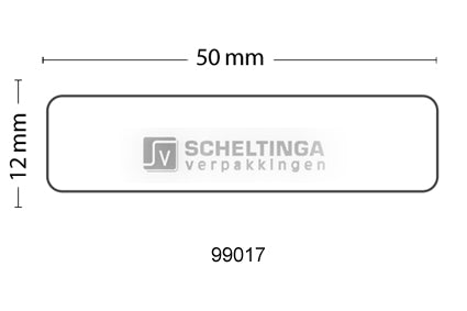 Dymo Labelwriter hangmap label 50x12mm