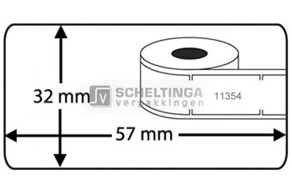 Dymo Labelwriter label BULK 57x32mm
