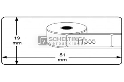 Dymo Labelwriter multi functioneel label19x51mm