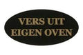 Etiket Vers uit eigen oven (Ovaal)