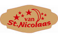 Etiket van St.Nicolaas Kraft Rood