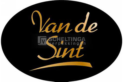 Etiket Van de Sint Matzwart-Metalgoud
