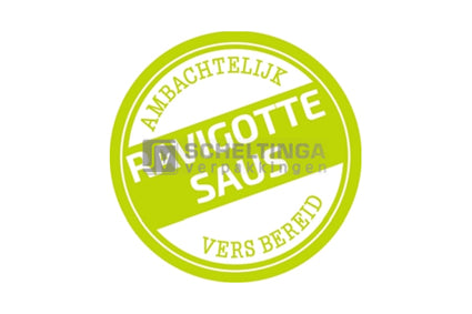 Etiketten Ravigottesaus Ø35mm Groen