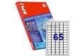 Etiket 38x21.2mm 65-vel A4 Apli nr.:1283