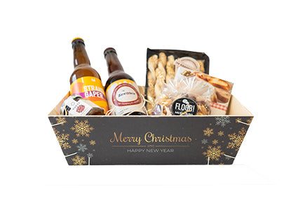 Mand 29x19x9cm Christmas-Newyear Hout