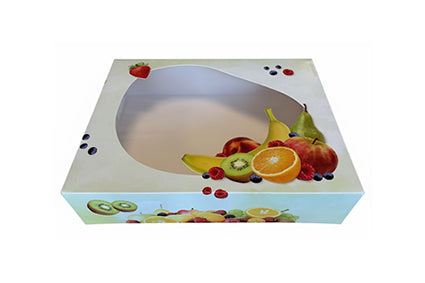 Fruitdoos 26x22x7.5cm met venster