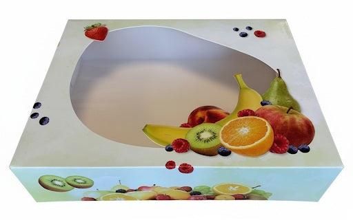 Fruitdoos 33x26x7.5cm met venster