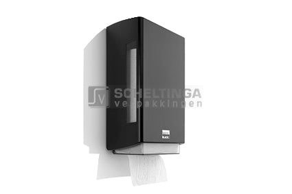 Toiletroldispenser BriQ single Satino Black