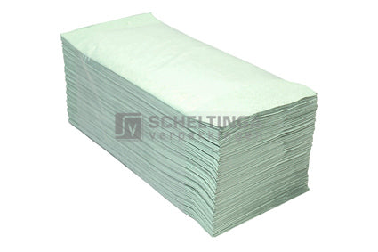 Handdoek ZZ-vouw 3200st PaperSupply Groen