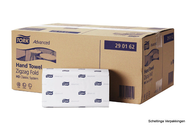 Handdoek ZZ-Vouw Tork Advance 3750st Wit