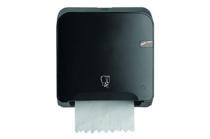 Handdoekdispenser Matic Mini PaperSupplySensor Zwart