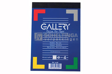 Schrijfblok 100x150mm 10x100vel 3038 A6