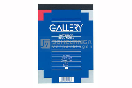 Schrijfblok 150x210 5x100vel 3035 A5