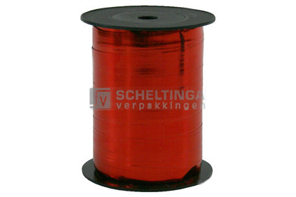 Krullint 5mm Metallic Rosso