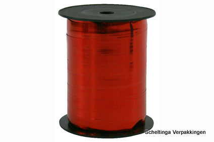 Krullint 10mm Metallic 01 Rosso