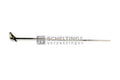 Knoopprikker bamboe 15cm spiraal Sier Zwart