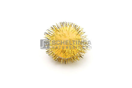 Micro pompon+plakker Geel
