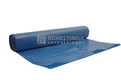 Huisvuilzak ldpe 80x110cm T60 Blauw