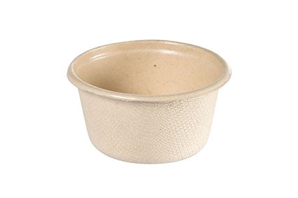 Dressing Cup Bagasse Ø62mm 60cc Duni Bruin