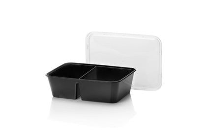Kuip 175x119x48mm 650cc 2-vak 173 serie GP Zwart PP