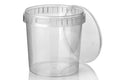 Cup+deksel TE 131mm 1000cc Transparant PP