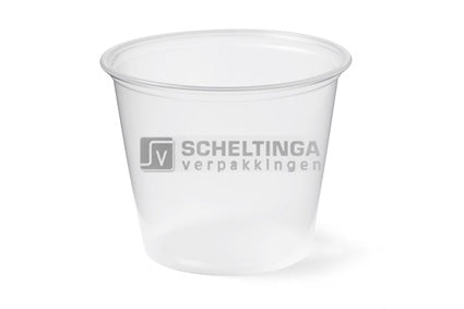 Saladshaker beker 270cc 9oz Transparant