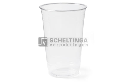 Saladshaker beker 440cc 12-14oz Transp. 360