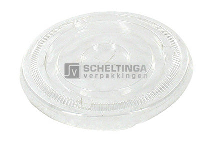 Deksel plat met X-gat voor 8-9-12-14-20oz Transp.