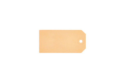 Label nr.:0 2.5x5cm Chamois