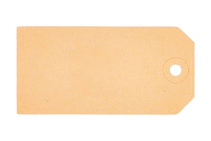 Label nr.:6 6x12cm Chamois