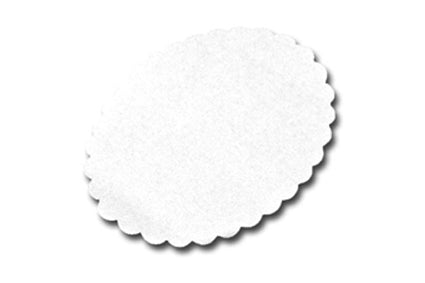 Meatsaverpaper Ovaal 145x112mm Wit