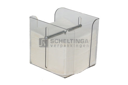 Servetdispenser voor servet 33x33cm Transp.
