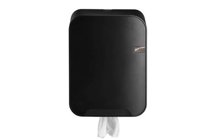 Poetsroldispenser M-Box PaperSupply Zwart