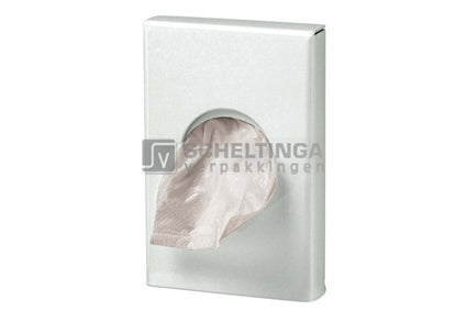 Hygiene-verbandzakhouder Staal Wit