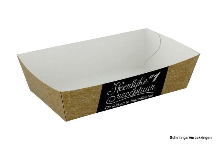 Papieren snackbak Good Food A9