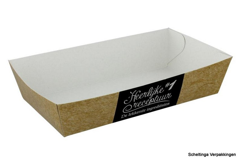 Papieren snackbak Good Food A14