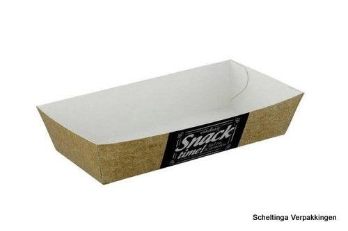 Papieren snackbak Good Food A13