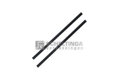 Rietje 13.5cmx5mm 250st. Mat Zwart Papier