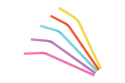 Buigrietje 19.7cmx6mm 250st. Neon Assortie Papier