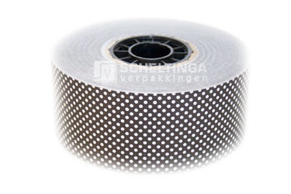 Banderol 5cm 100mtr Zwart