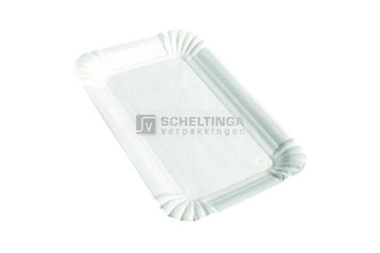 Kartonnen schaal 10x16cm Gevoerd