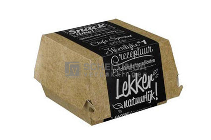 Papieren Hamburgerbak 113x110x80mm Good Food