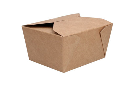 Papieren Take Away Box 750cc Bruin