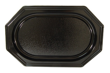 Cateringschaal 8-kant 55cm Zwart