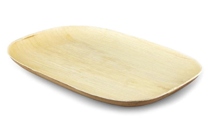 Cateringschaal RH 35x24x2.5cm Palmblad