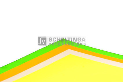 Etalagekarton 48x68cm Fluor Oranje