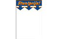 Schapkaart 8x12cm 100st. Stuntprijs Blauw