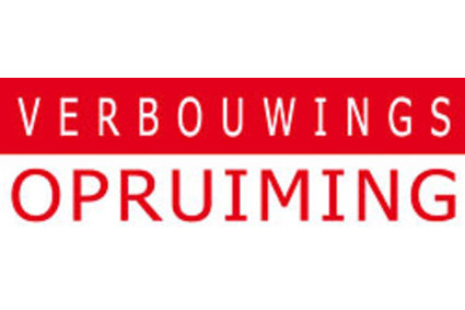 Raambiljet 70x24cm Verbouwings Opruiming Rood